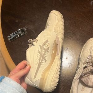 Asics Beige Athletic Shoes